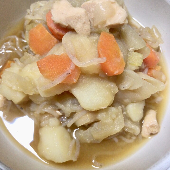 絶品!鶏肉で肉じゃが